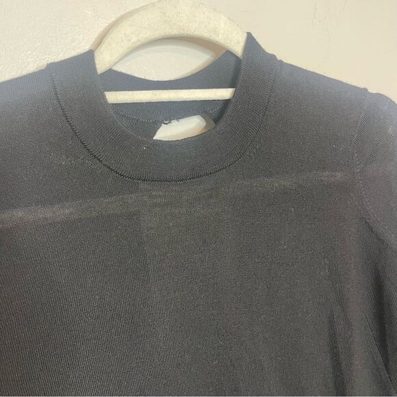 $298 Zadig & Voltaire Emma Open back Black Sweater NEW W FLAW - Picture 7 of 12